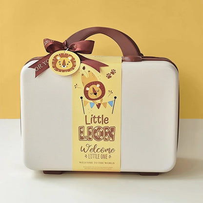 Lion Baby Gift Set in Keepsake Suitcase