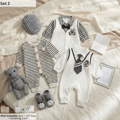 New Man Baby Gift Set in Keepsake Suitcase