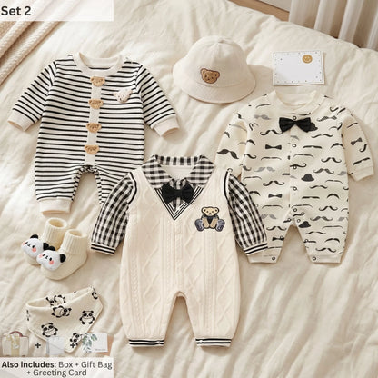 Mr. Bear Baby Gift Set in Keepsake Suitcase