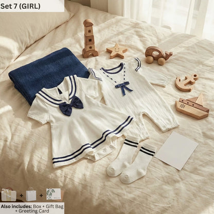Sailor Baby Gift Set in Keepsake Suitcase