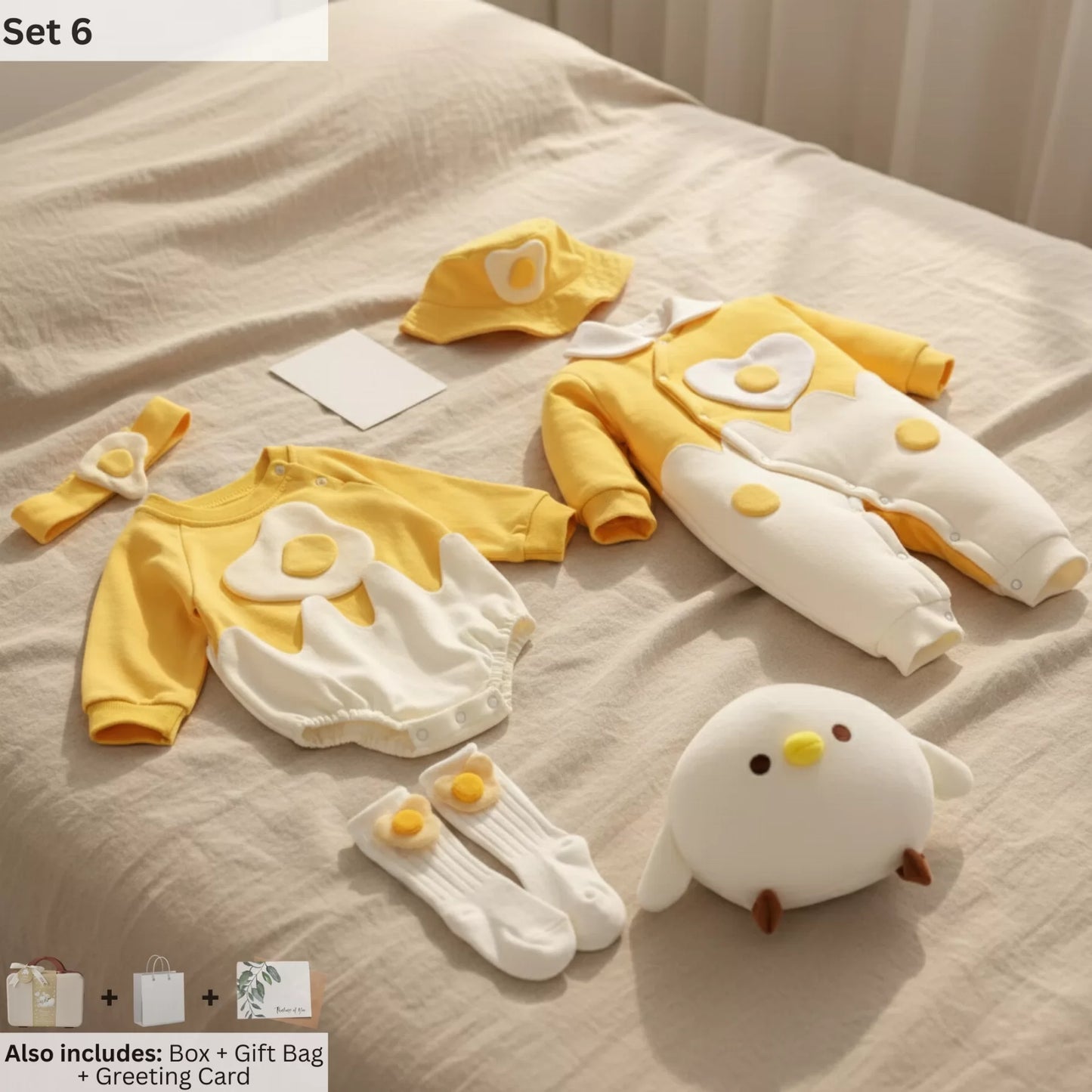 Egg Baby Gift Set in Keepsake Suitcase