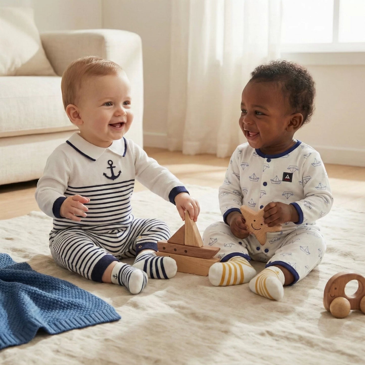 Sailor Baby Gift Set in Keepsake Suitcase