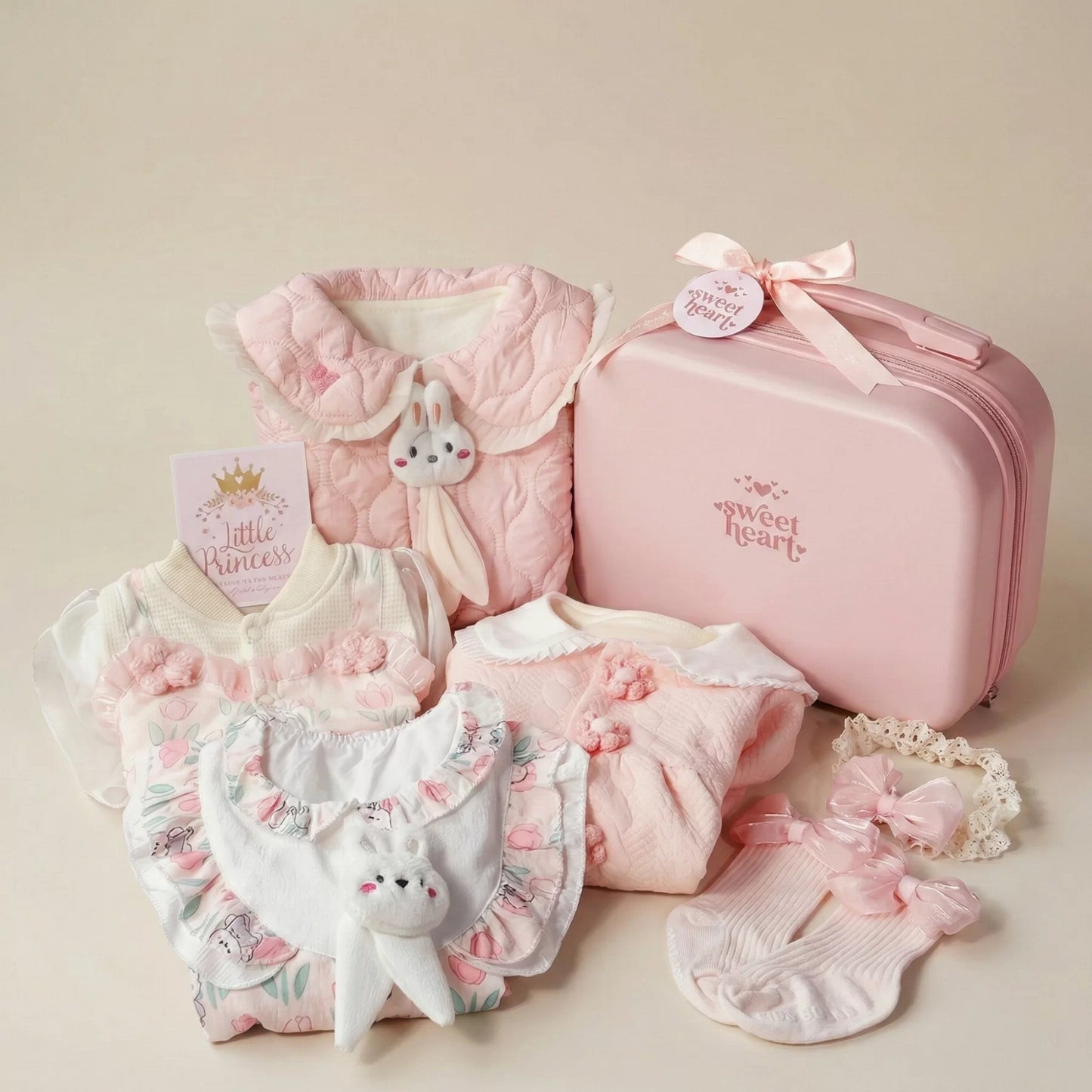 Sweet Baby Gift Set in Keepsake Suitcase