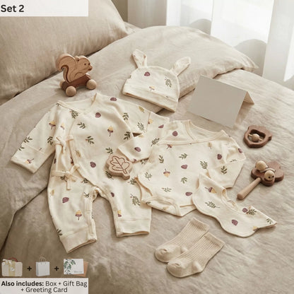 Squirrel Baby Gift Set in Keepsake Suitcase