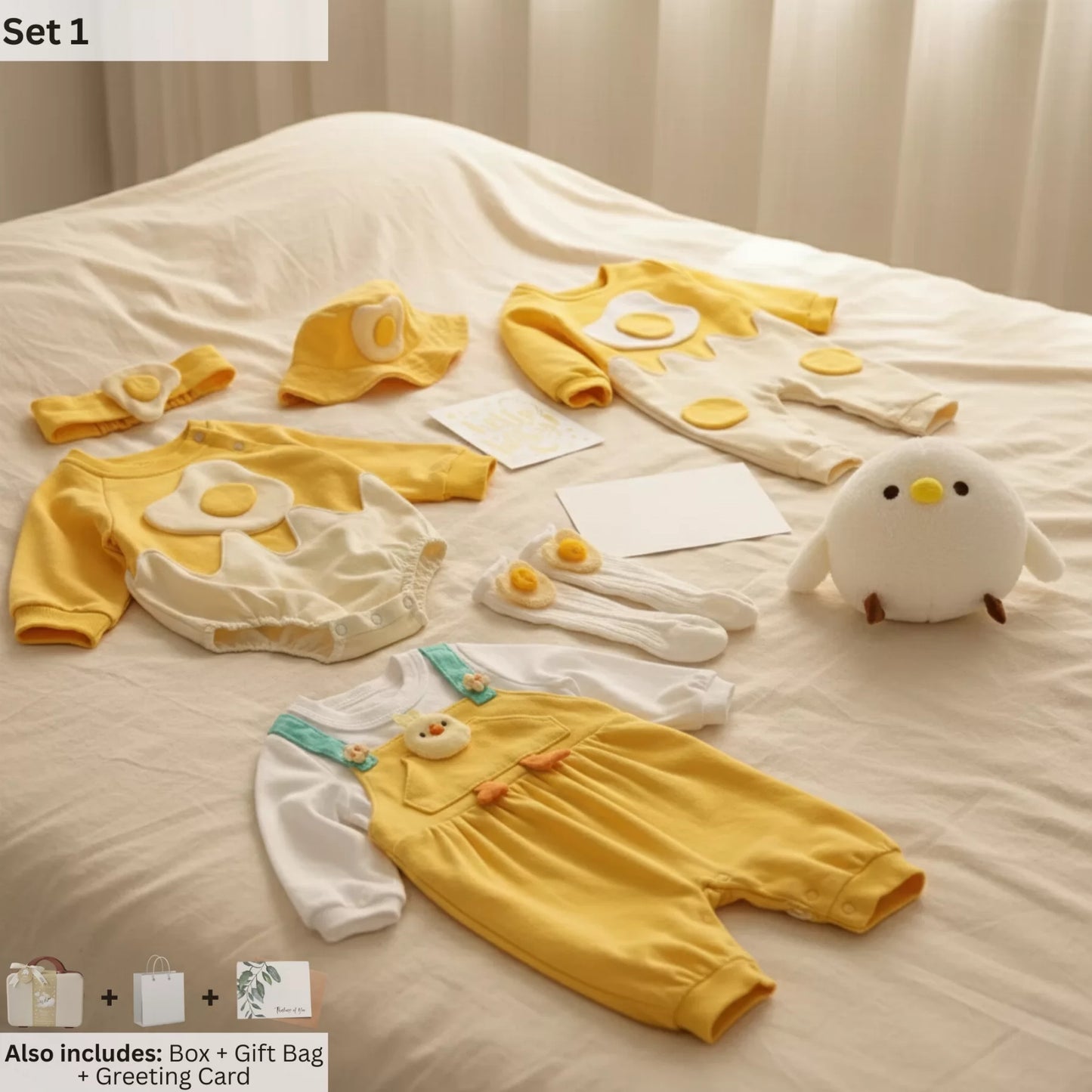 Egg Baby Gift Set in Keepsake Suitcase