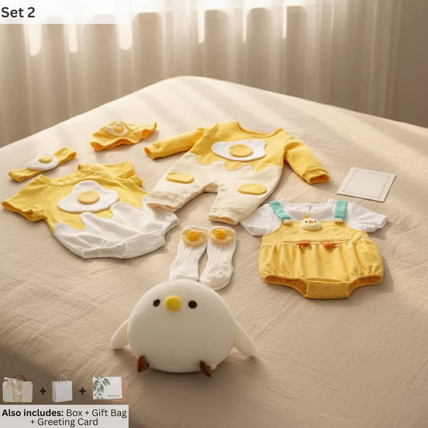 Egg Baby Gift Set in Keepsake Suitcase