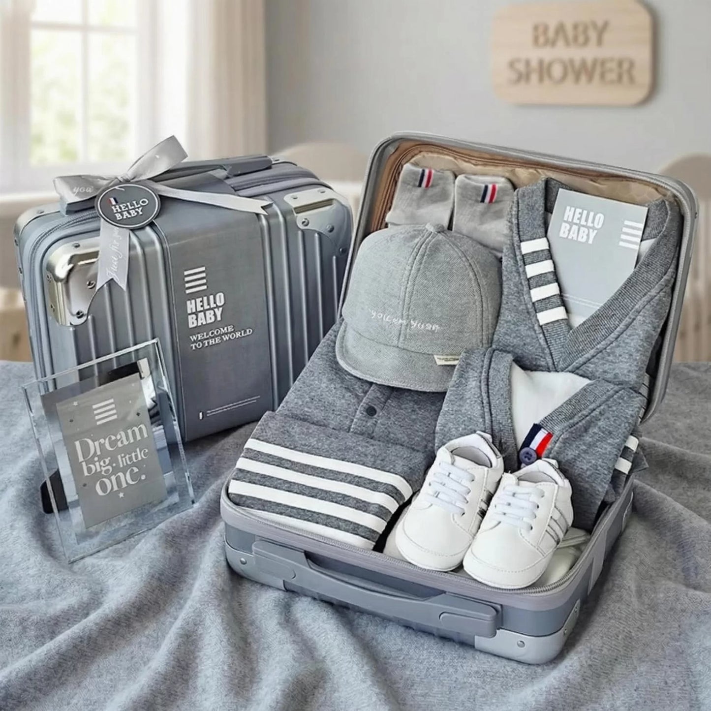 Champion Baby Gift Set in Keepsake Suitcase