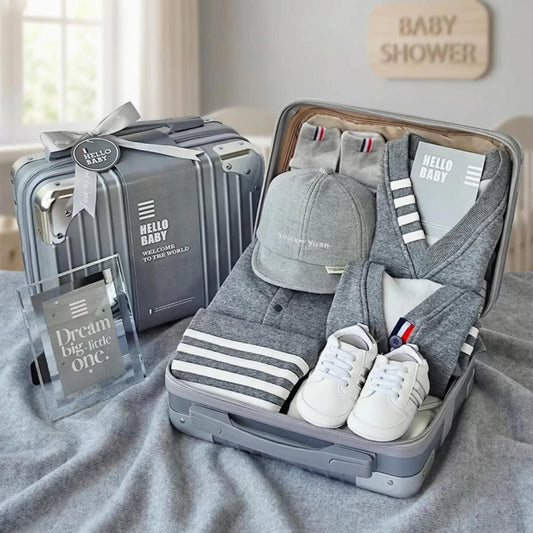 Champion Baby Gift Set in Keepsake Suitcase