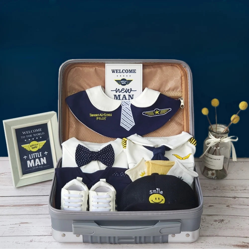 Pilot Baby Gift Set in Keepsake Suitcase