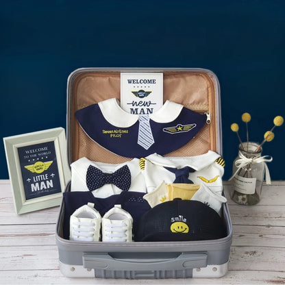 Pilot Baby Gift Set in Keepsake Suitcase