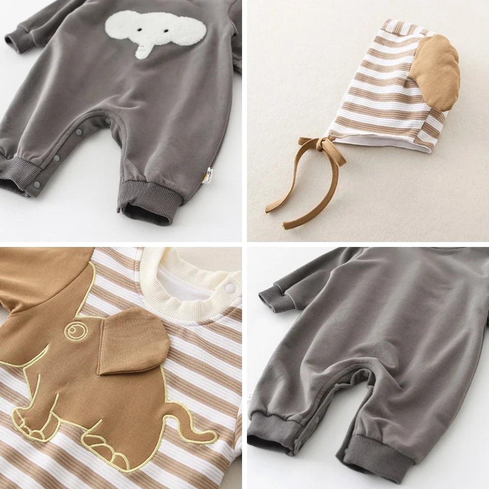 Elephant Baby Gift Set in Keepsake Suitcase