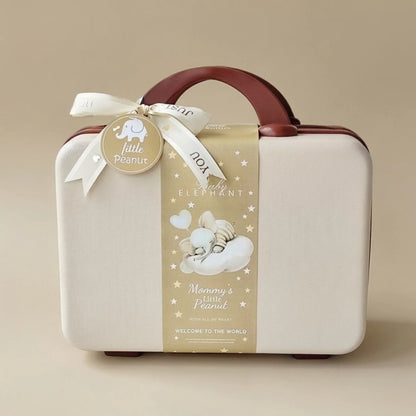 Elephant Baby Gift Set in Keepsake Suitcase