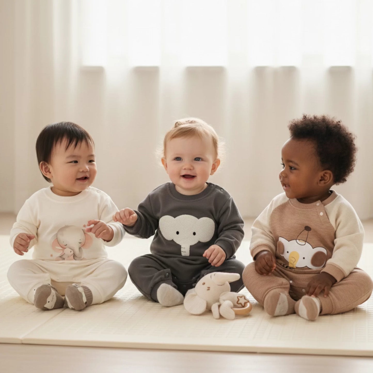 Elephant Baby Gift Set in Keepsake Suitcase