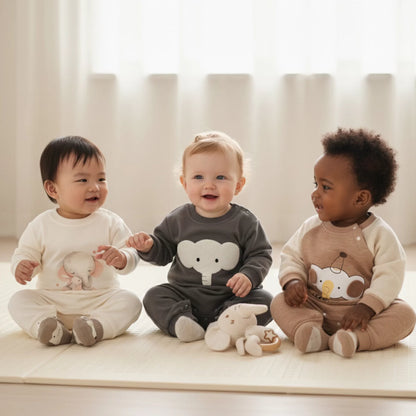 Elephant Baby Gift Set in Keepsake Suitcase
