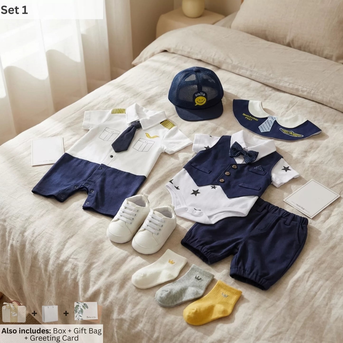 Pilot Baby Gift Set in Keepsake Suitcase