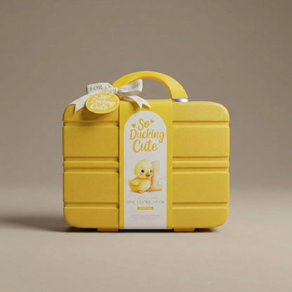 Duckling Baby Gift Set in Keepsake Suitcase