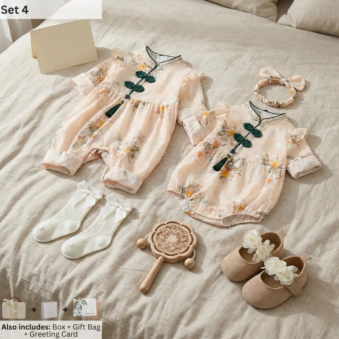 Oriental Baby Gift Set in Keepsake Suitcase