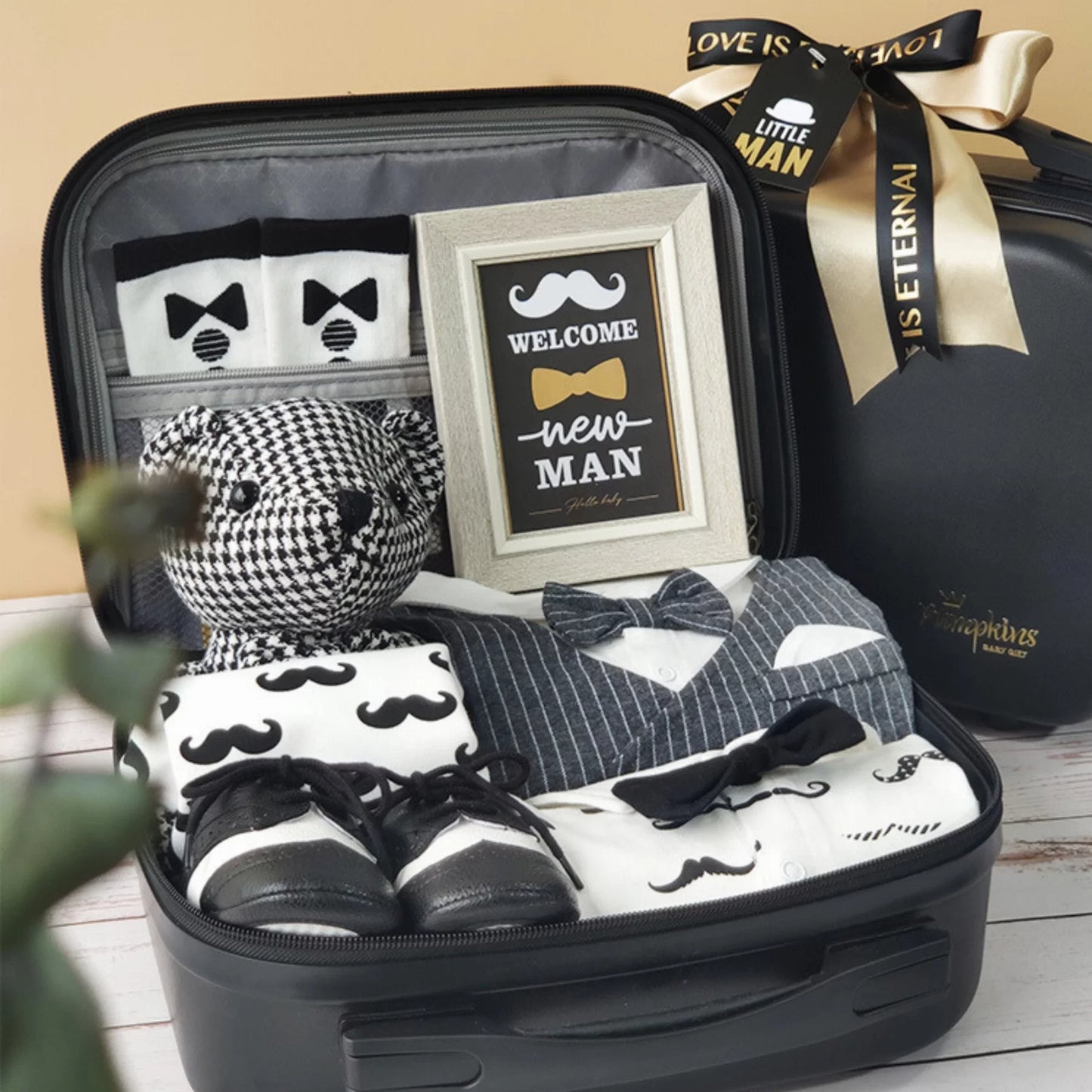 Mister Baby Gift Set in Keepsake Suitcase