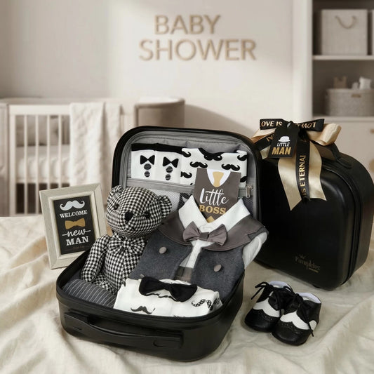 Mister Baby Gift Set in Keepsake Suitcase