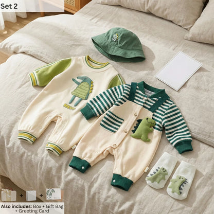 Croco Baby Gift Set in Keepsake Suitcase