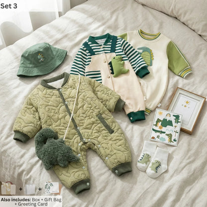 Croco Baby Gift Set in Keepsake Suitcase