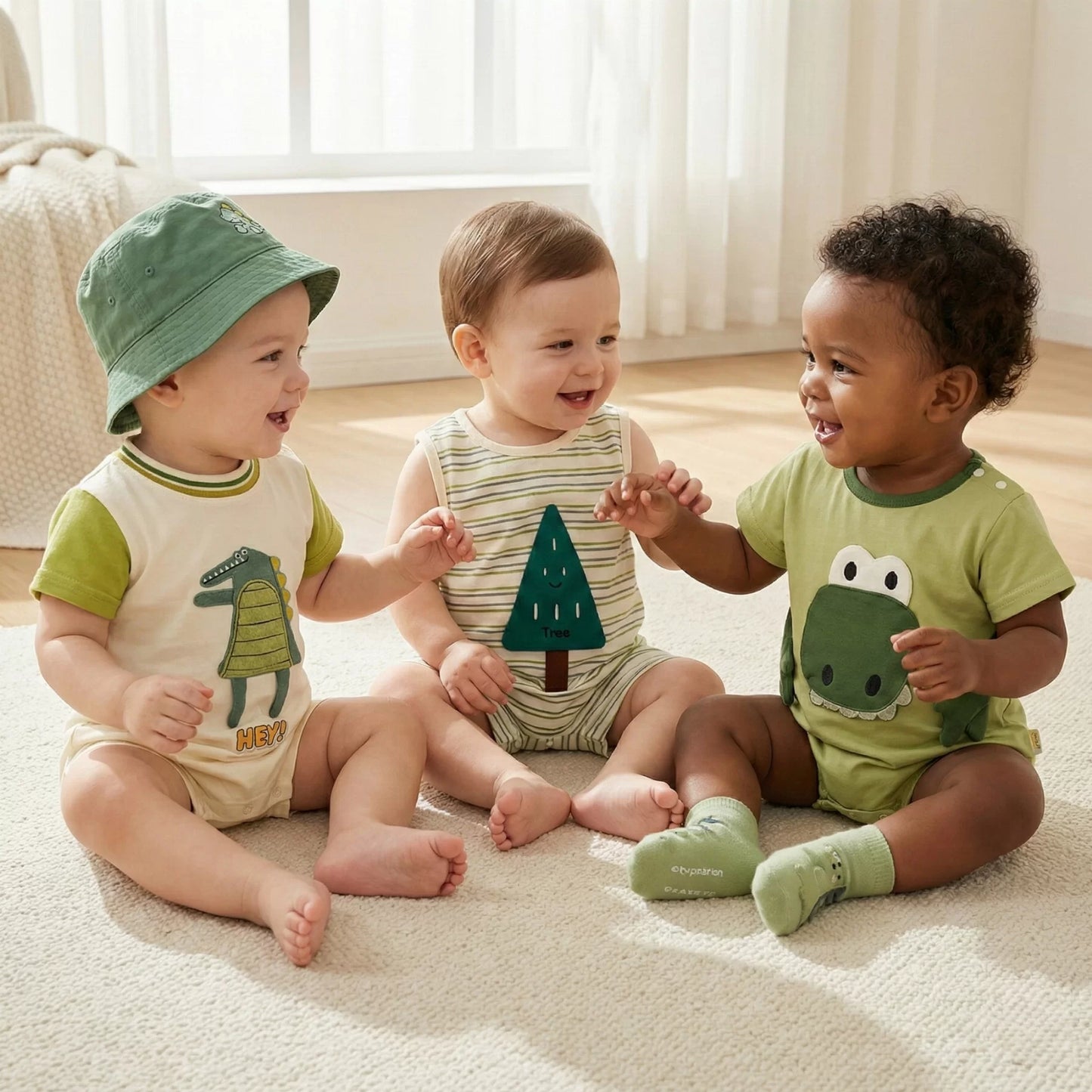 Croco Baby Gift Set in Keepsake Suitcase