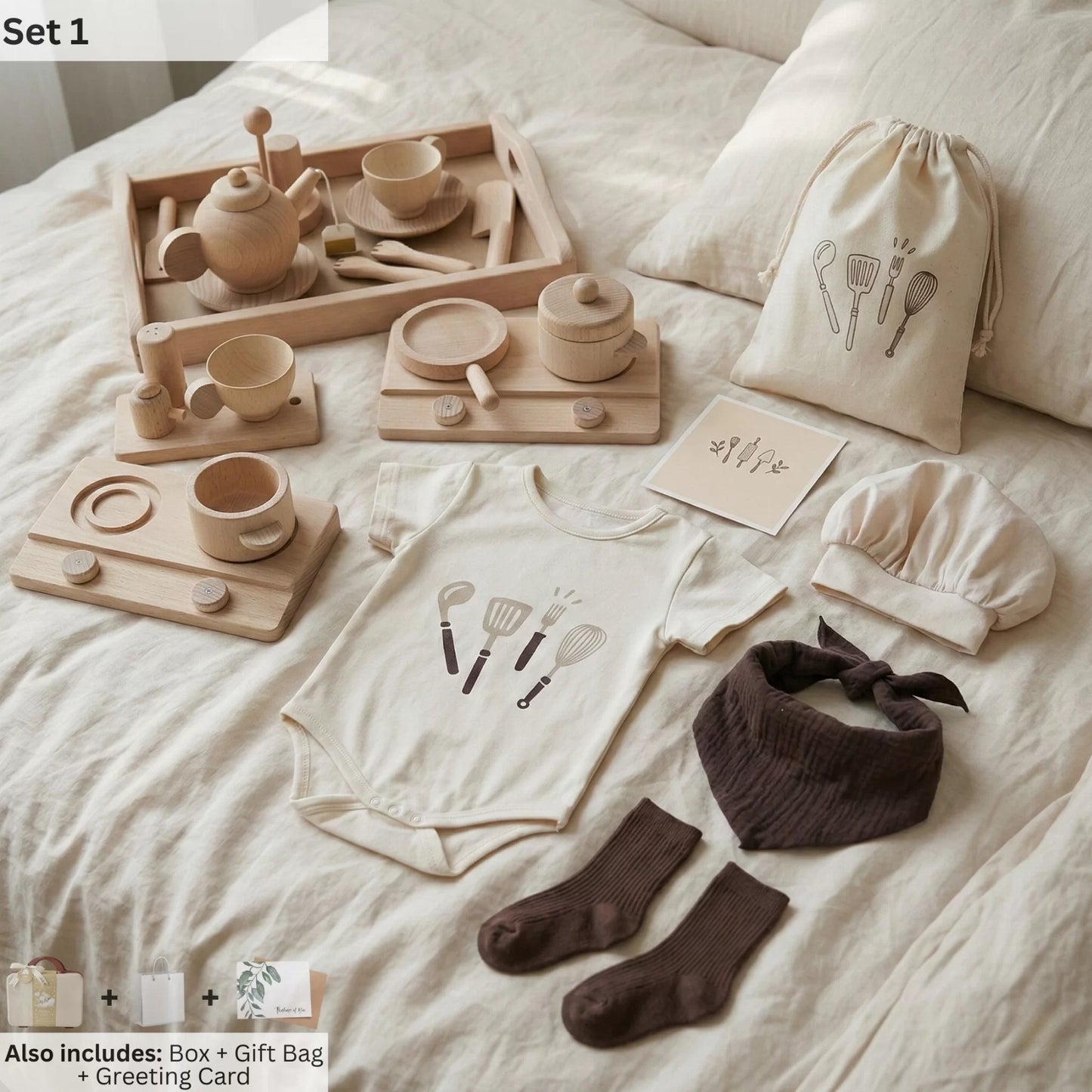 Cook Baby Gift Set in Keepsake Suitcase