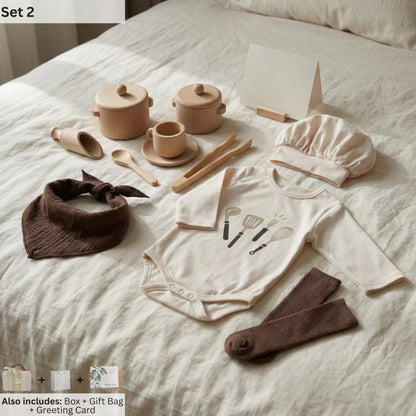 Cook Baby Gift Set in Keepsake Suitcase