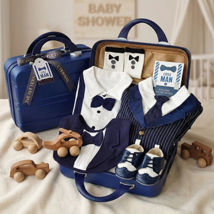 Business Baby Gift Set in Keepsake Suitcase