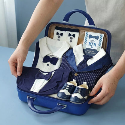 Business Baby Gift Set in Keepsake Suitcase