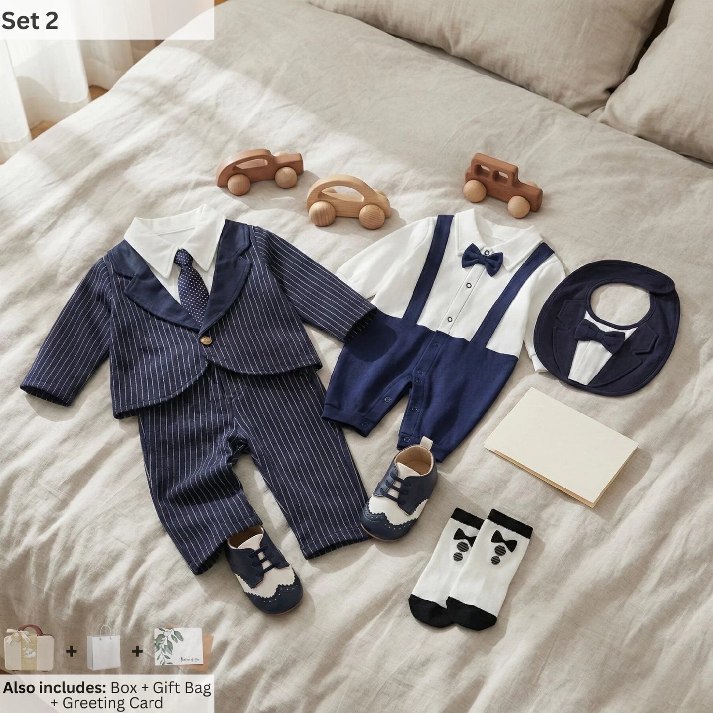 Business Baby Gift Set in Keepsake Suitcase