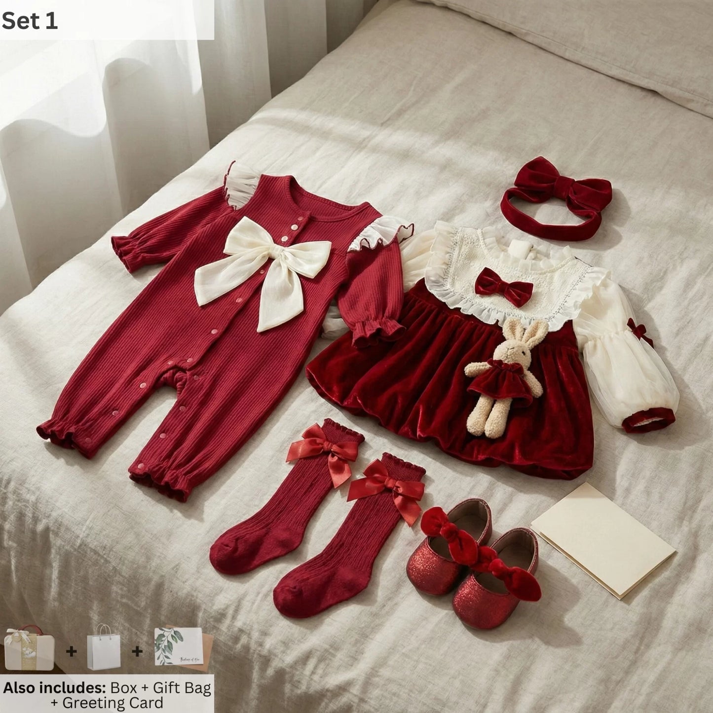 Madame Baby Gift Set in Keepsake Suitcase
