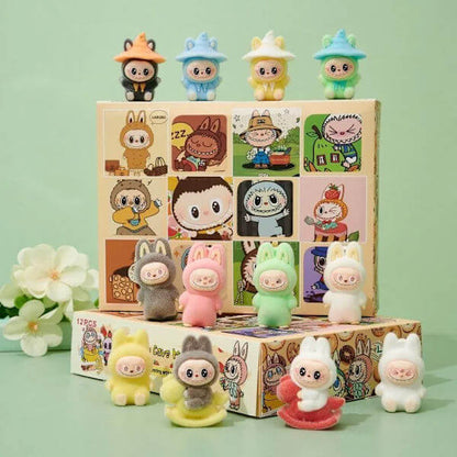 Advent Calendar Labubu – 12 Flocked Plush Toys