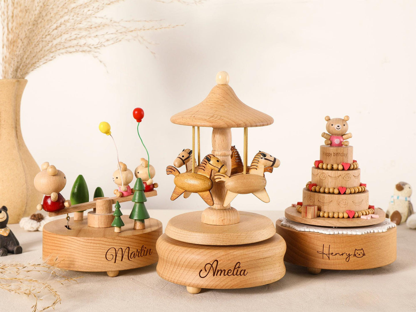 Engraved Name Music Box