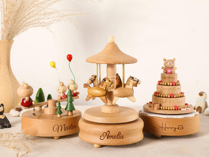 Engraved Name Music Box