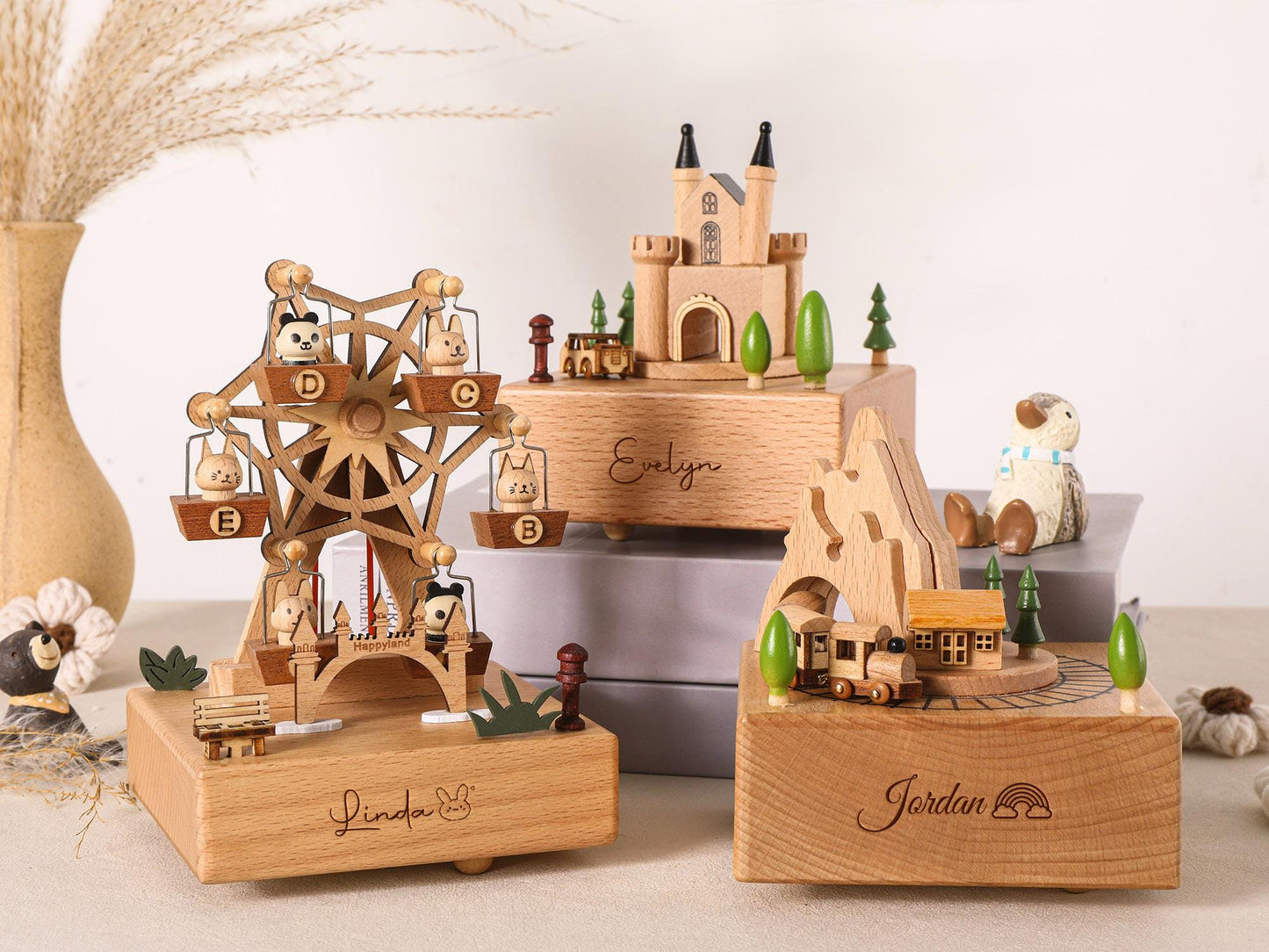 Engraved Name Music Box