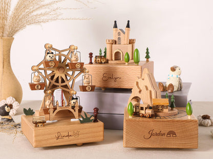 Engraved Name Music Box