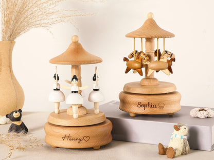 Engraved Name Music Box