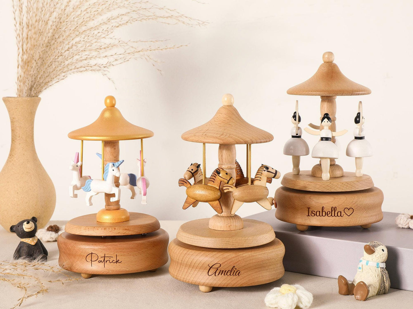 Engraved Name Music Box