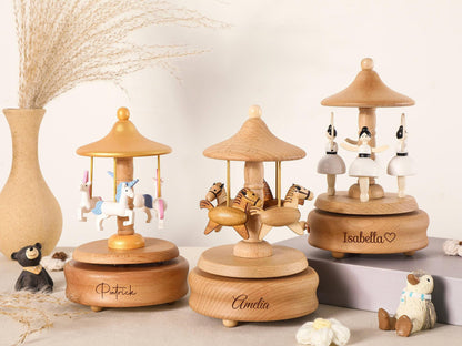 Engraved Name Music Box