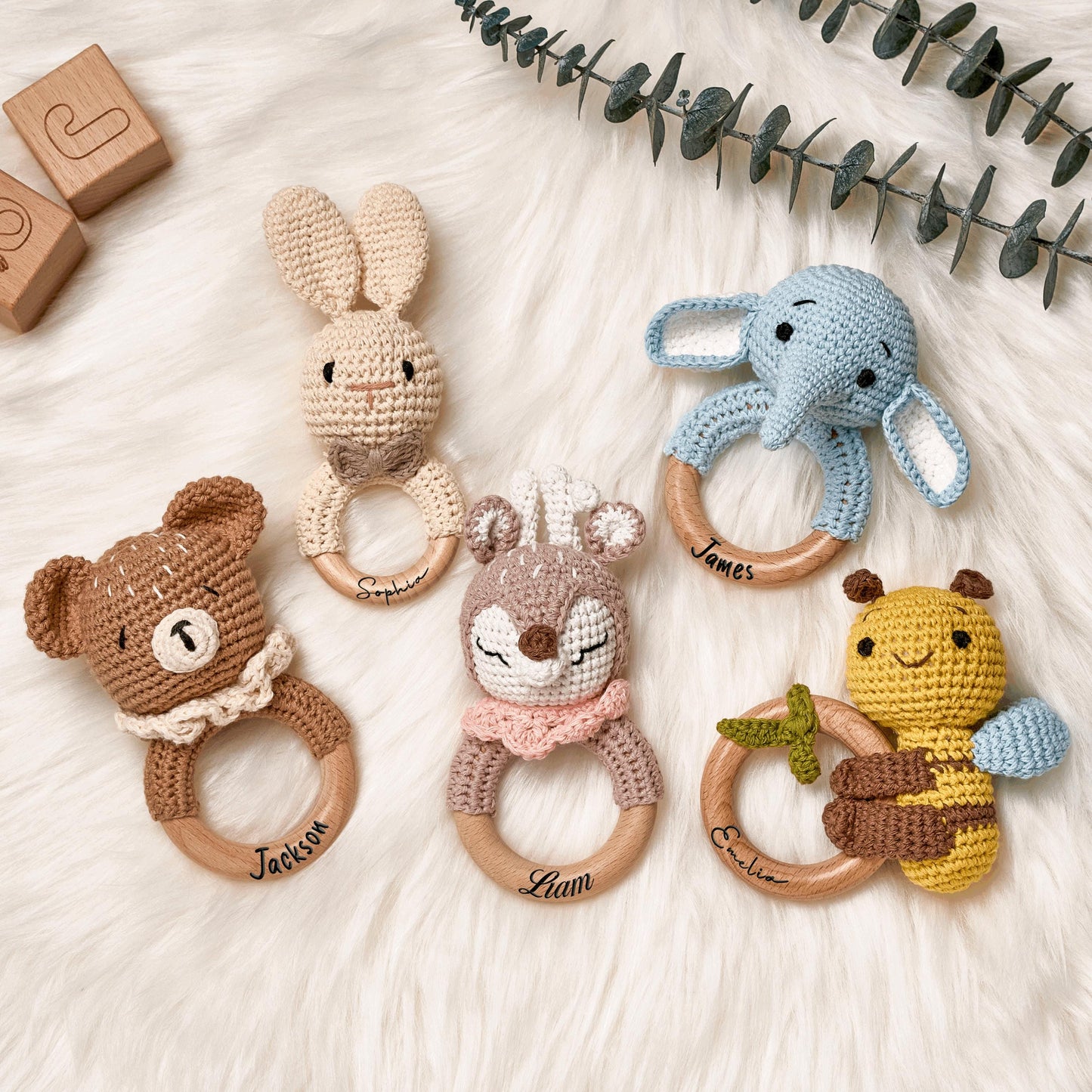 Personalized Baby Rattles