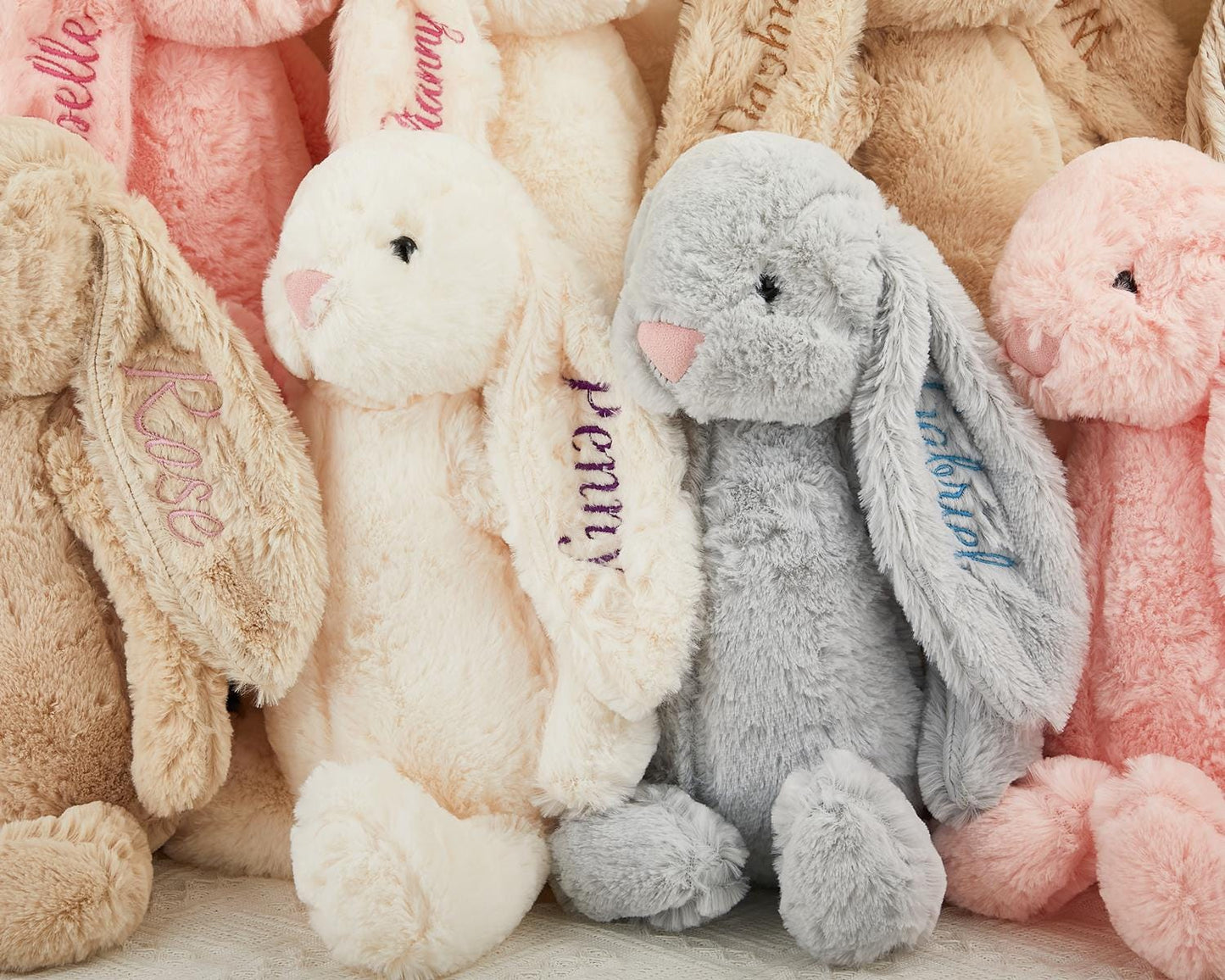 Personalized Embroidered Bunny Soft Plush Toy