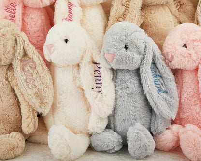 Personalized Embroidered Bunny Soft Plush Toy