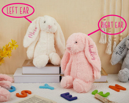 Personalized Embroidered Bunny Soft Plush Toy