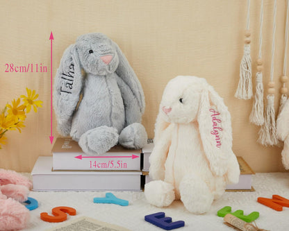 Personalized Embroidered Bunny Soft Plush Toy
