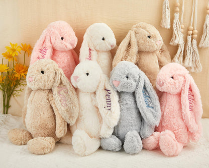 Personalized Embroidered Bunny Soft Plush Toy