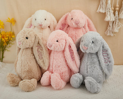 Personalized Embroidered Bunny Soft Plush Toy