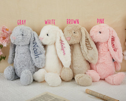 Personalized Embroidered Bunny Soft Plush Toy