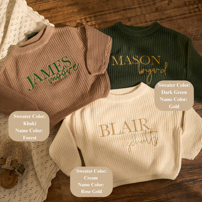 Customized Baby Sweater