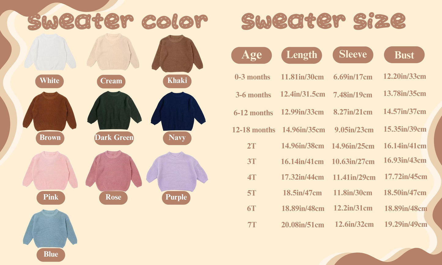 Customized Baby Sweater
